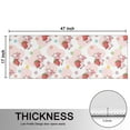 thumbnail image 5 of Kitchen Rugs Sets Of 2,Pink Cow Strawberry Flower Pattern Anti Fatigue Kitchen Mat Rugs Non Slip Washable,Decorative Kitchen Floor Mats for Kitchen,Sink,Laundry,17"X47", 5 of 5