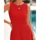 thumbnail image 5 of Vestido sin mangas midi bodycon BTFBM de punto acanalado de verano sin mangas, 5 of 8