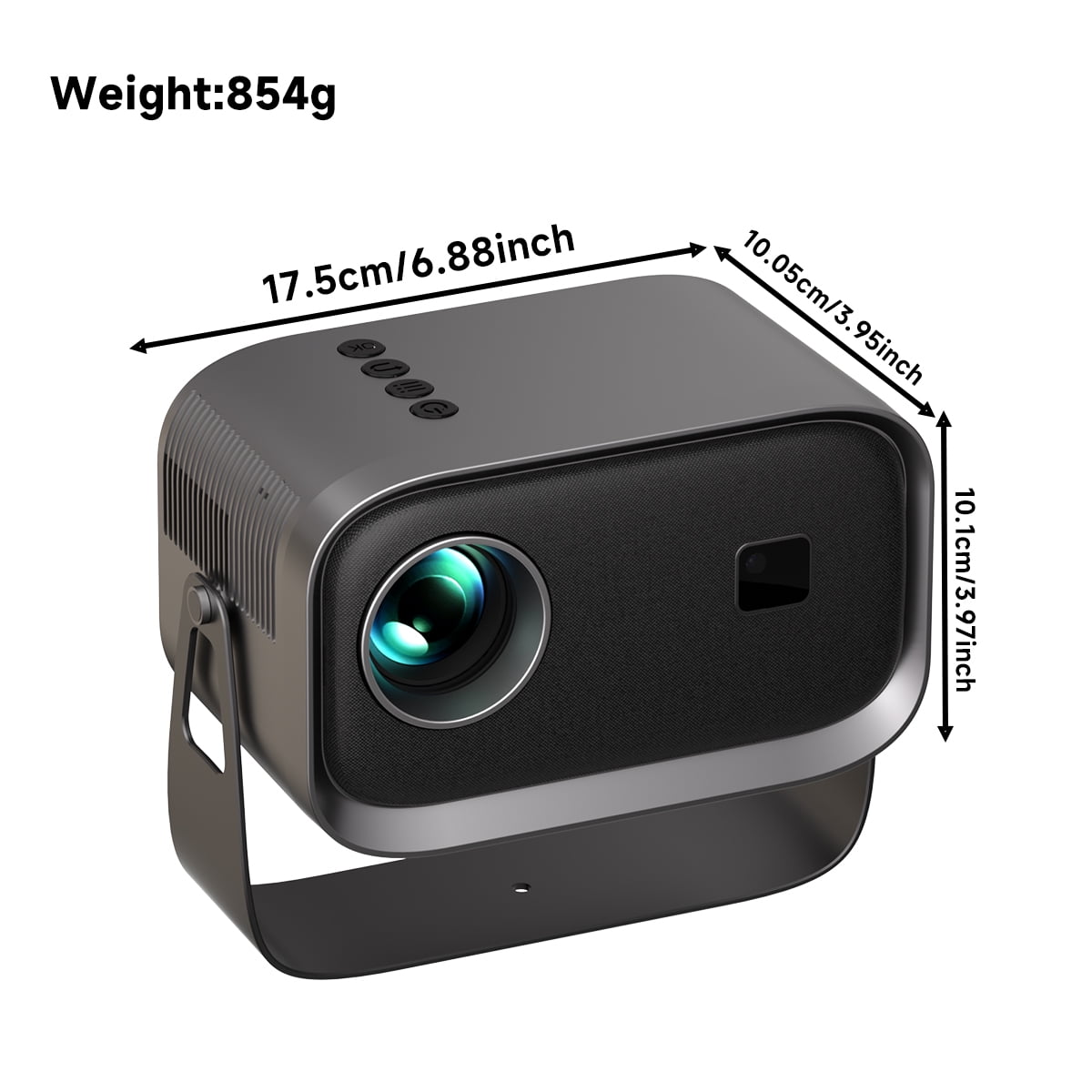 SGV Projector with WiFi and Bluetooth, 1080P Support Portable Projector, Auto Keystone and Electric Focus