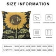 thumbnail image 5 of Awypu Sunflower You are My Sunshine Soft Throw Pillow Covers Decorative Pillowcase Square Cushion Case Covers for Sofa Couch Bedroom and Car, 5 of 5