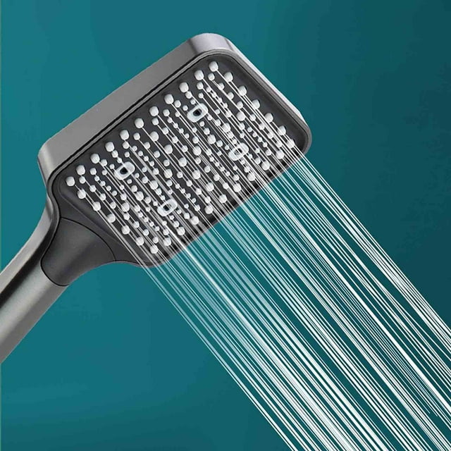 Precios Reducidos, Cabezal de ducha de panel grande para baño doméstico con cabezal de ducha ajustable de tres etapas y cabezal de ducha de alta presión Akmoler