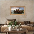 thumbnail image 4 of Washington Crossing The Delaware 1851 by Emanuel Leutze The World Classic Art Reproductions,Giclee Prints Framed Wall Art for Home Decor,Image Size:30x16 inches,Framed Size:40.5x22.5 inchs, 4 of 6