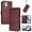 Winered, variant on Case for iPhone 12 Pro / 12 6.1" with Credit Card Slot, RFID Blocking PU Leather Flip Wallet Stand Phone Case with Lanyard Shockproof and Anti-Scratch Cover for iPhone 12 Pro / 12 6.1", Winered