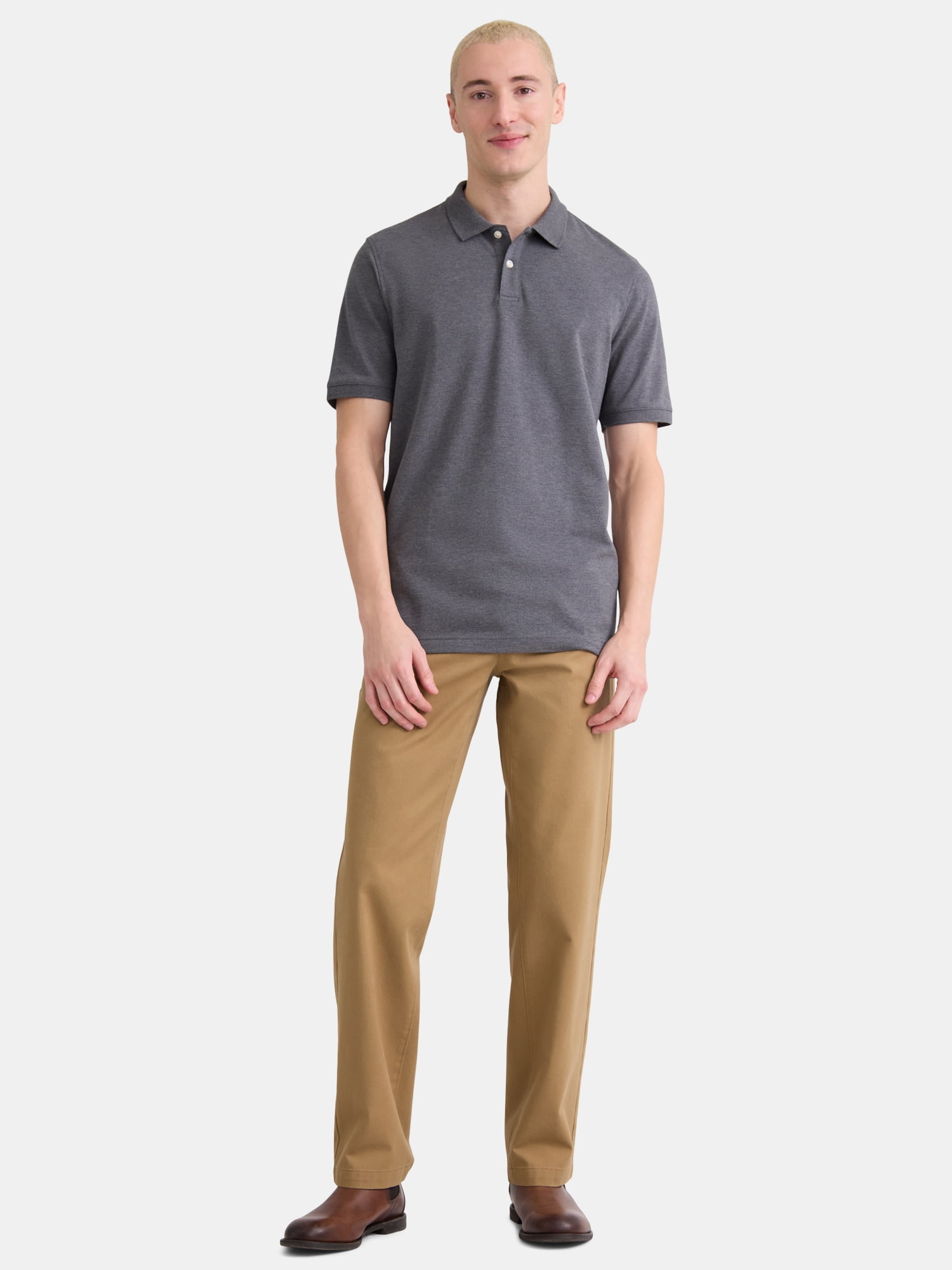 George Men’s and Big Men’s Pique Polo Shirt, Sizes S-3XL