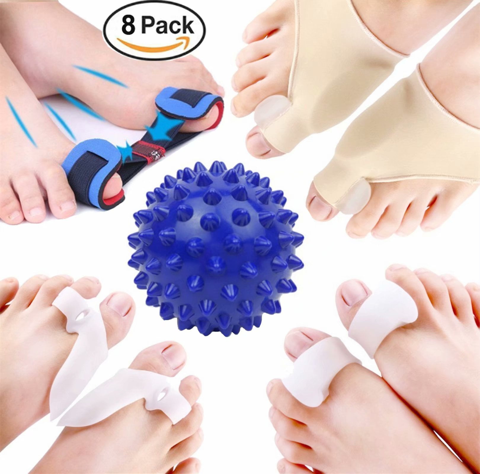 8Pcs Bunion Corrector, Bunion Relief Protector Kit ...
