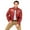 Cognac, variant on Skylinewears Men Leather Jacket Vintage Cool Jacket Leather Long Sleeve Stand Collar Club Coat Camel Size S