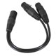 thumbnail image 5 of Enchufe XLR de de 1 cable divisor en Y XLR shamjiam Cable adaptador divisor, 5 of 6