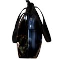 thumbnail image 4 of Skull Canvas Leather Mix Handheld Handbag Twill Sponge Jeanette 30x10.5x39cm/11.8x4.1x15.4in, 4 of 5