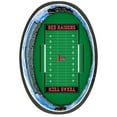 thumbnail image 3 of Red/Black Texas Tech Red Raiders 8'' x 25'' x 38'' Large Stadium Oval Dog Bed, 3 of 3