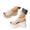 Khaki, variant on Orthopedic Platform Wedge Sandals for Women Arch Support Breathable Mesh Slingback Comfortable Walking Shoes