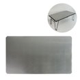 thumbnail image 1 of Tablero de mesa para acampar, muebles portátiles de acero inoxidable, empalme resistente, tablero de escritorio duradero para exteriores para cocinar, Patrón shamjiam Tablero de malla de hierro, 1 of 9