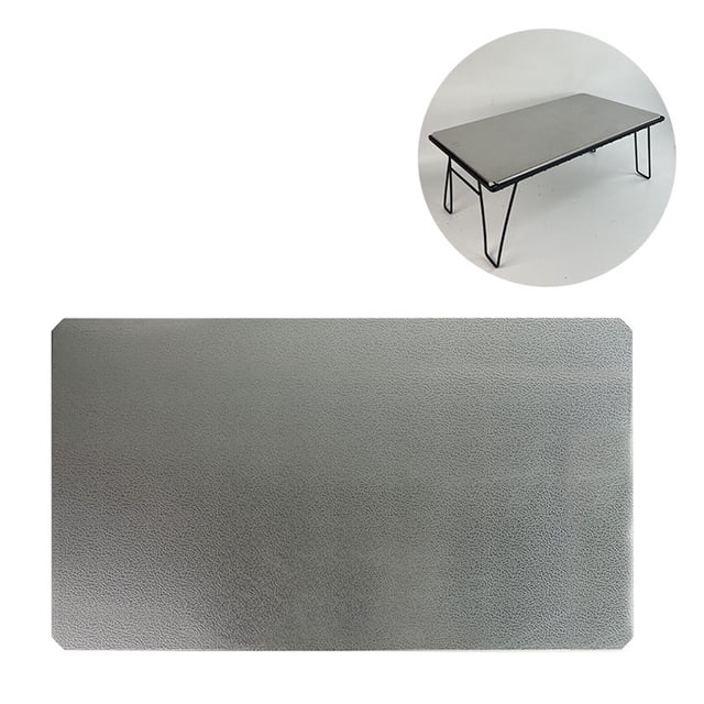 Tablero de mesa para acampar, muebles portátiles de acero inoxidable, empalme resistente, tablero de escritorio duradero para exteriores para cocinar, Patrón shamjiam Tablero de malla de hierro