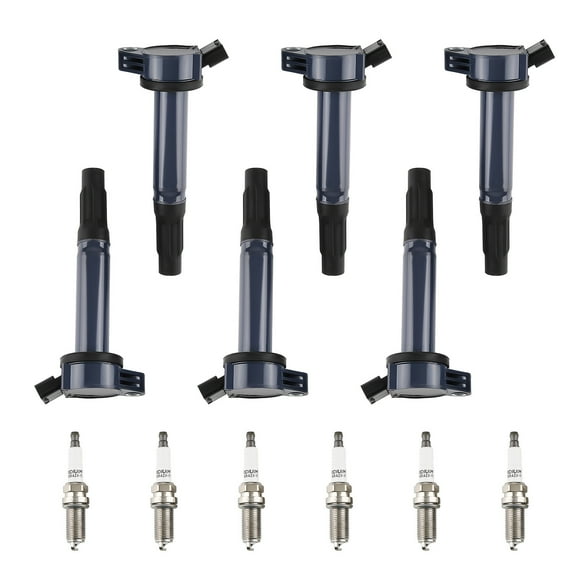 6 Ignition Coils & 6 Spark Plugs for Toyota Avalon Camry Lexus RX350 UF487 6619