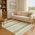 thumbnail image 7 of Addison Rugs Mayfield Premium Machine Washable Transitional Stripes Aloe Rectangle Rug, 8' x 10', 7 of 7