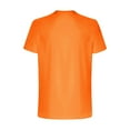 thumbnail image 5 of Tdoqot Mens Halloween Graphic T-shirt- Funny Short Sleeve Crewneck Ghost Tees Orange Size 3XL, 5 of 5
