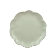 Sango Bethany 12-Piece Sage Stoneware Dinnerware Set with Scallop Design