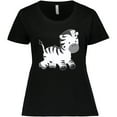 thumbnail image 3 of Inktastic Zebra Women's Plus Size T-Shirt, 3 of 5