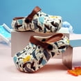 thumbnail image 6 of JUMEYU Shower Shoes Boys Girls & Boys Slide Sandals Kids Summer Slippers Slip On for Outdoor Beach Pool Shower Little Kid/Big Kid Size 2.5 (Brown,Big Kids 2.5), 6 of 6