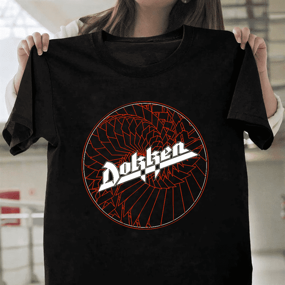 Retro Metal Dokken Band Music Graphic Design Cotton Unisex T-Shirt, up to size 3XL.