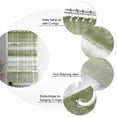 thumbnail image 5 of Shower Curtain, Abstract Geometric Stripe Waterproof Shower Curtain Set with Hooks for Bathroom Showers,Stalls and Bathtubs,72x84In Modern Sage Green Gradient, 5 of 9