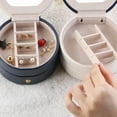 thumbnail image 4 of Coofit Travel Jewelry Organizer 3 Layers Travel Jewelry Storage Box Travel Jewelry Case, 4 of 10