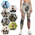 thumbnail image 4 of Ochre Country - Family Connections Leggings gym wear push up tights for Sports pants for sport legging Womens Leggings, 4 of 6