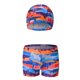 thumbnail image 1 of Odeerbi 1-12 Años Traje de Baño Con Gorro de Baño Para Niños Traje de Baño Con Estampado Hawaiano Traje de Baño de Secado Rápido Traje de Baño Corto Para Niños Traje de Baño de Verano, 1 of 2