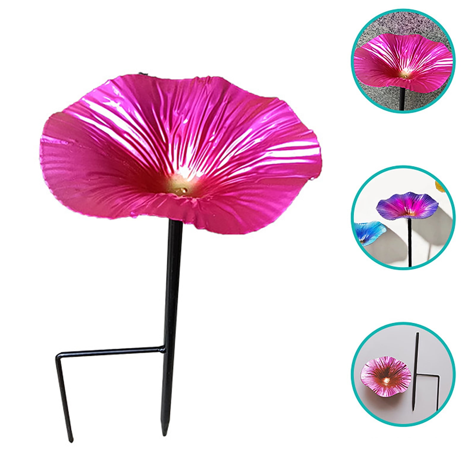 AuroraX Hummingbird Feeder,Waterproof Outdoors Hanging Bird Feeder with Ground Stakes Easy to Clean Yard Outdoor Garden Decor,Green
