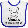 thumbnail image 3 of Inktastic Nana Bunny Grandchild Boys or Girls Baby Bib, 3 of 4
