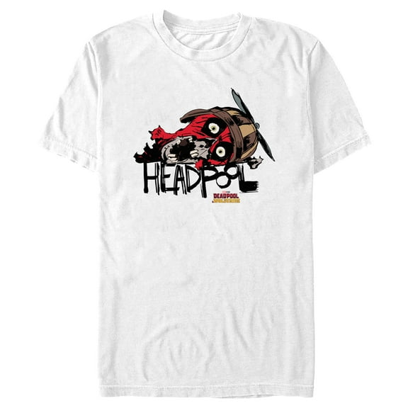 Men's Marvel: Deadpool & Wolverine Headpool Face Graphic T-Shirt