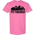 thumbnail image 3 of Inktastic Pittsburgh Skyline Grunge T-Shirt, 3 of 5