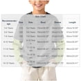 thumbnail image 3 of Xdegoge Boys Girls Crewneck Sweatshirts Long Sleeve Layered Look Color Block Pullover Tops Casual Fall Comfy Athletic Activewear 3-15 Years Khaki 9-10 Years, 3 of 6