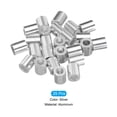 thumbnail image 3 of Unique Bargains 3/16" 5mm Aluminum Crimping Loop Sleeve Single Round Ferrule for Wire Rope Cable Line End, Silver 25pcs, 3 of 5