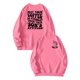 thumbnail image 1 of Gibobby Temperamento Pullover Top Sudadera holgada para mujer con estampado de letras, mangas caídas y sin capucha, informal para Otoño/Invierno (Rosa, XXL), 1 of 3