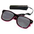 thumbnail image 1 of Mistaha YJ002 Voice-control LED Glasses 10 Colors Optional Light Up El Wire Neon Rave Glasses, 1 of 6