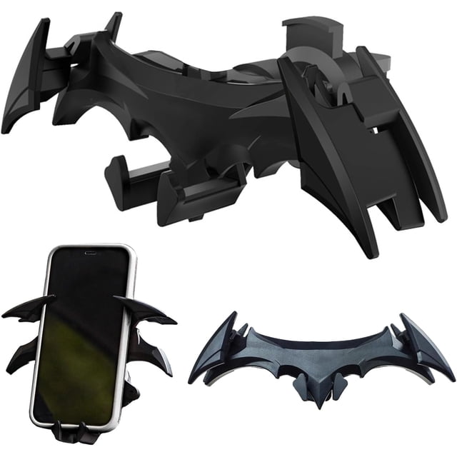 Soporte para teléfono de murciélago para ventilación de coche, accorios genial, regalos para hombr, soporte universal para teléfono celular, decoracion coleccionabl, bloqueo automático