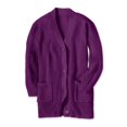 thumbnail image 4 of Woman Within Plus Size Button-Front Shaker Cardigan Sweater, 4 of 6