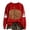AB308 Red, variant on Bainana Women'S Halloween Sweatshirts Leopard Pumpkin Graphic Pullover Shirt Trendy Theme Party Sweatshirts Black L