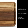 thumbnail image 2 of Cole & Mason Berden Cutting, Chopping, Serving & Carving Board, Acacia Wood 8.5" x13.5", 2 of 7