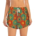 thumbnail image 4 of Lsque Abstract Pattern Printed Women's Running Shorts with Liner Pockets,Elastic Quick Dry Workout Athletic Gym Yoga Shorts,Womens High Waist Shorts-X-Large, 4 of 9