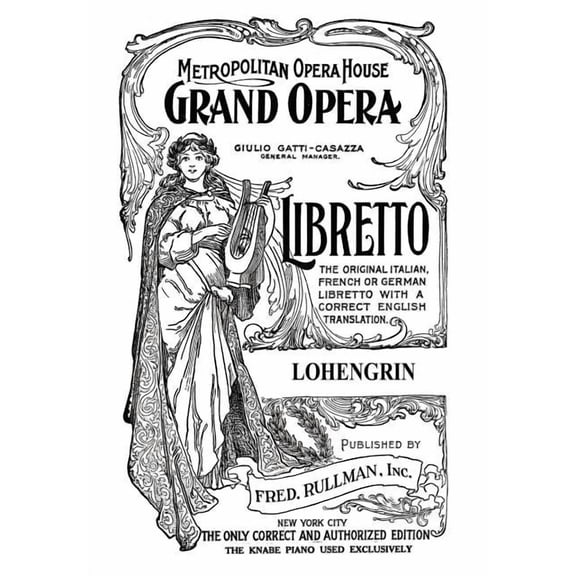 Lohengrin: Libretto, German and English Text, (Paperback)