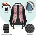 thumbnail image 6 of HUIACONG Cherry Blossom Panda Backpack for Boys Girls, Cute Panda Print School Bag 4PCS Pack with Lunch Box, Pencil Case and Water Bottle Sleeve for Elementary Kids, 6 of 7