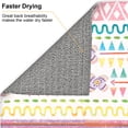 thumbnail image 6 of YFYANG Absorbent Dish Drying Mat for Kitchen, Reusable Bohemian Abstract Floral Microfiber Dish Mat, 16 x 18 inch, 6 of 9
