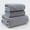 Gray GY, variant on ufehgfjh Towel Bath Towel Set Velvet Spun Highly Absorbent Soft Bath Towel Suitable for Bathroom Spa Gym