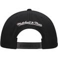 thumbnail image 4 of Men's Mitchell & Ness  Black San Jose Sharks Team Snapback Hat, 4 of 5