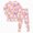 H347-Pink, variant on TOWED22 Toddler Boys Girls Halloween Graphic Pajamas Cotton Cute Funny Print Pjs for Boy Jammies Little Kids Cute Graphic Sleepwear Clothes Sets