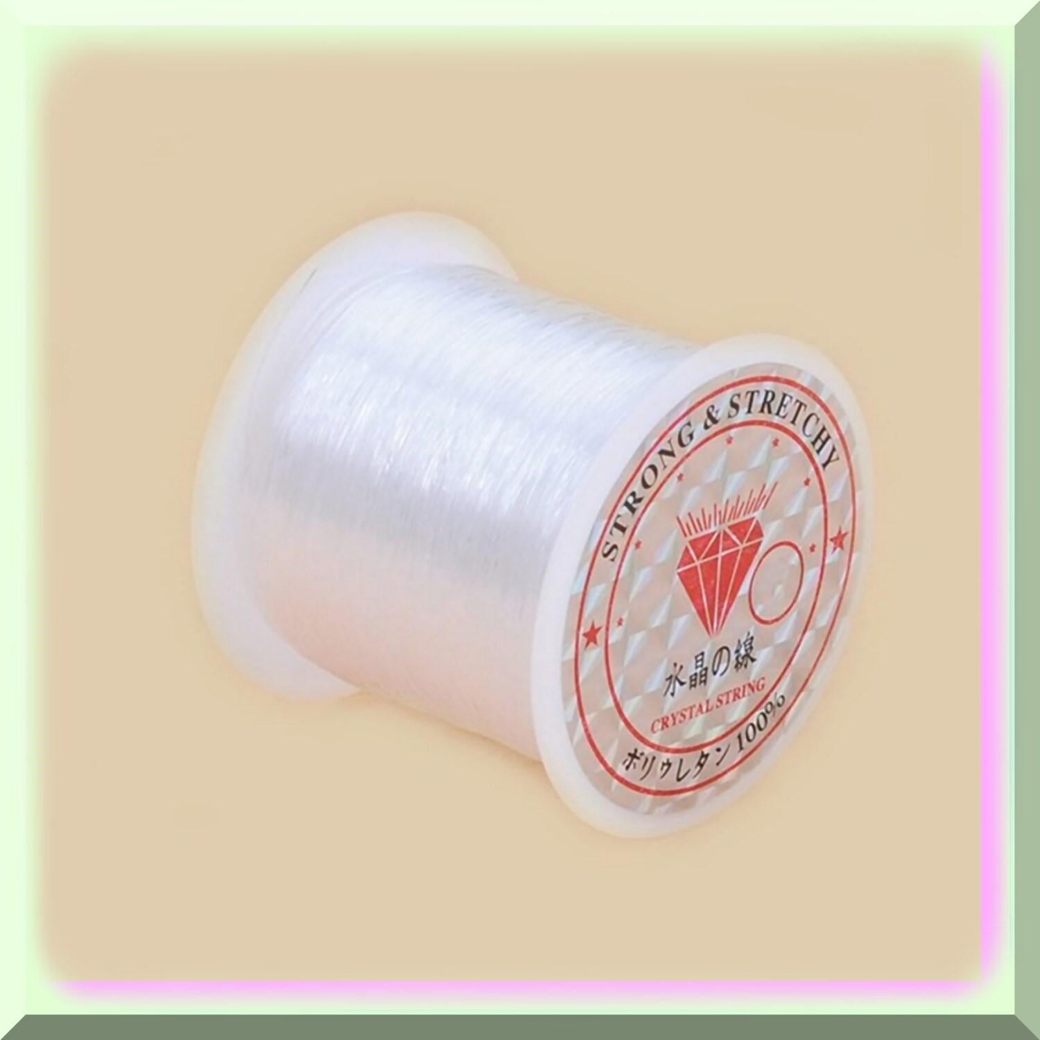 0.5mm Clear Fishing Line Strong and Durable Nylon Thread for Jewelry Making Balloon Decor and DIY Crafts Ideal for Seed Beads and Bracelets