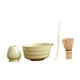thumbnail image 3 of 4 piezas Matcha Batch y soporte Matcha Bowl Herramientas de fabricación de té china Conjunto de té Amarillo beige, 3 of 9