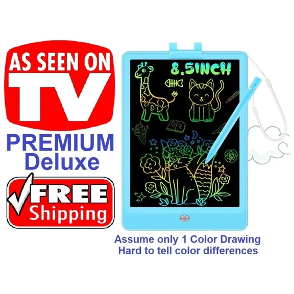 New 8.5" Lcd Writing Tablet Drawing Doodle Board Pad Kids Adults Read Ad Specs