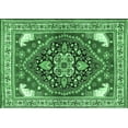 thumbnail image 1 of Ahgly Company Indoor Rectangle Persian Emerald Green Traditional Area Rugs, 2' x 3', 1 of 4